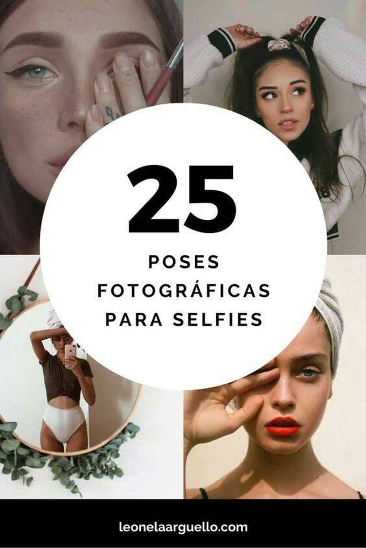 Moda Poses fotografícas para selfies de mujer