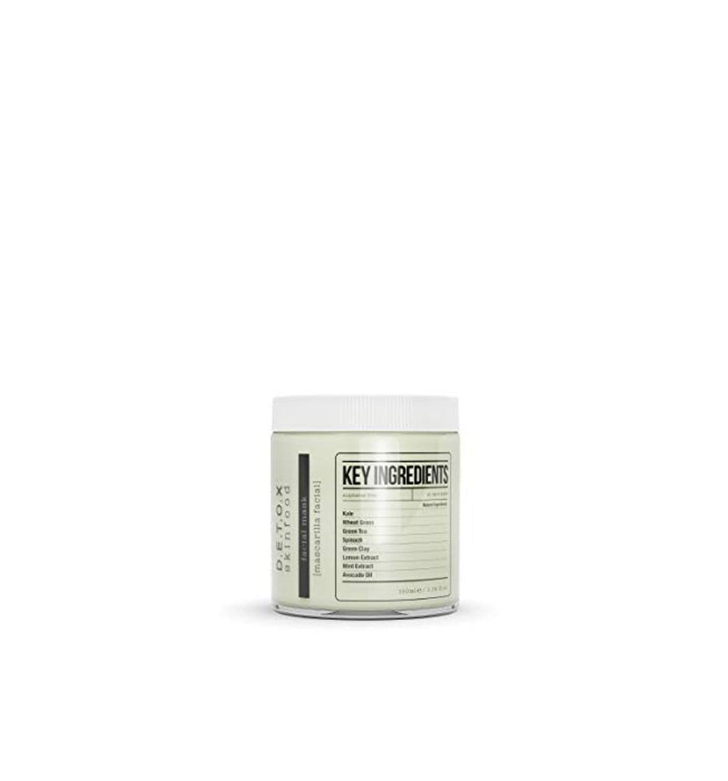 Producto DETOX SKINFOOD - Mascarilla facial - Mascarilla facial hidratante con ingredientes naturales