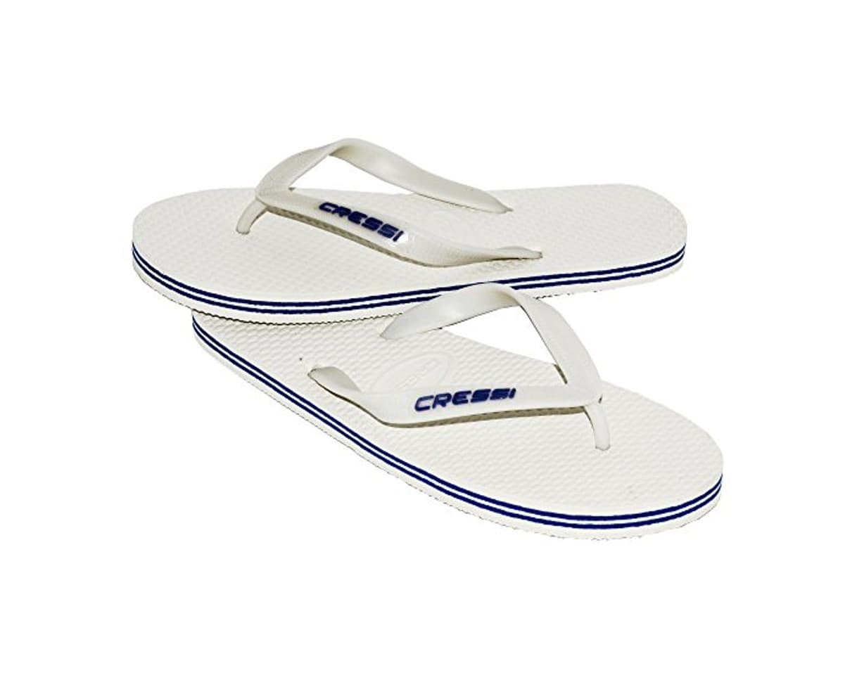 Producto Cressi Beach Flip Flops Chanclas de Playa Unisex para Adultos, Blanco