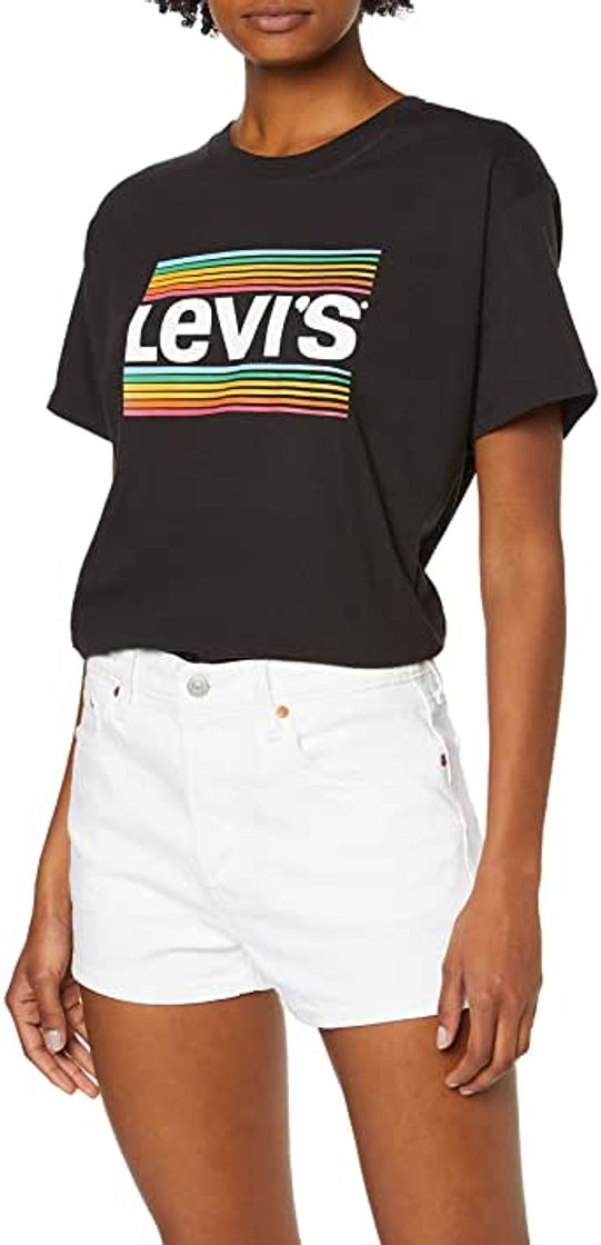 Producto Levi's 501 High Rise Short Pantalones Cortos, Blanco