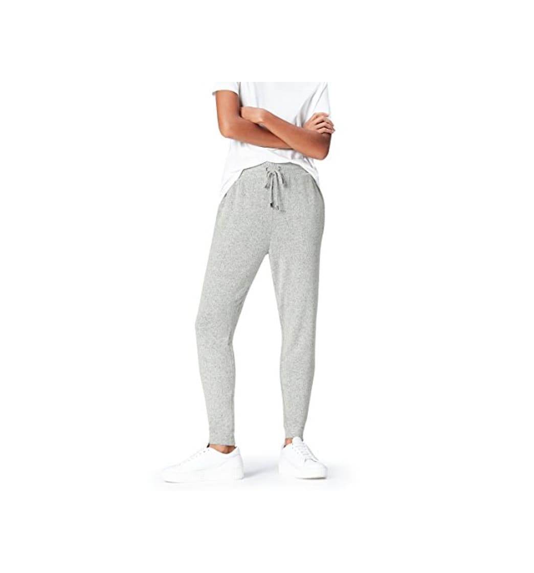 Fashion Marca Amazon - find. Pantalones Mujer, Gris