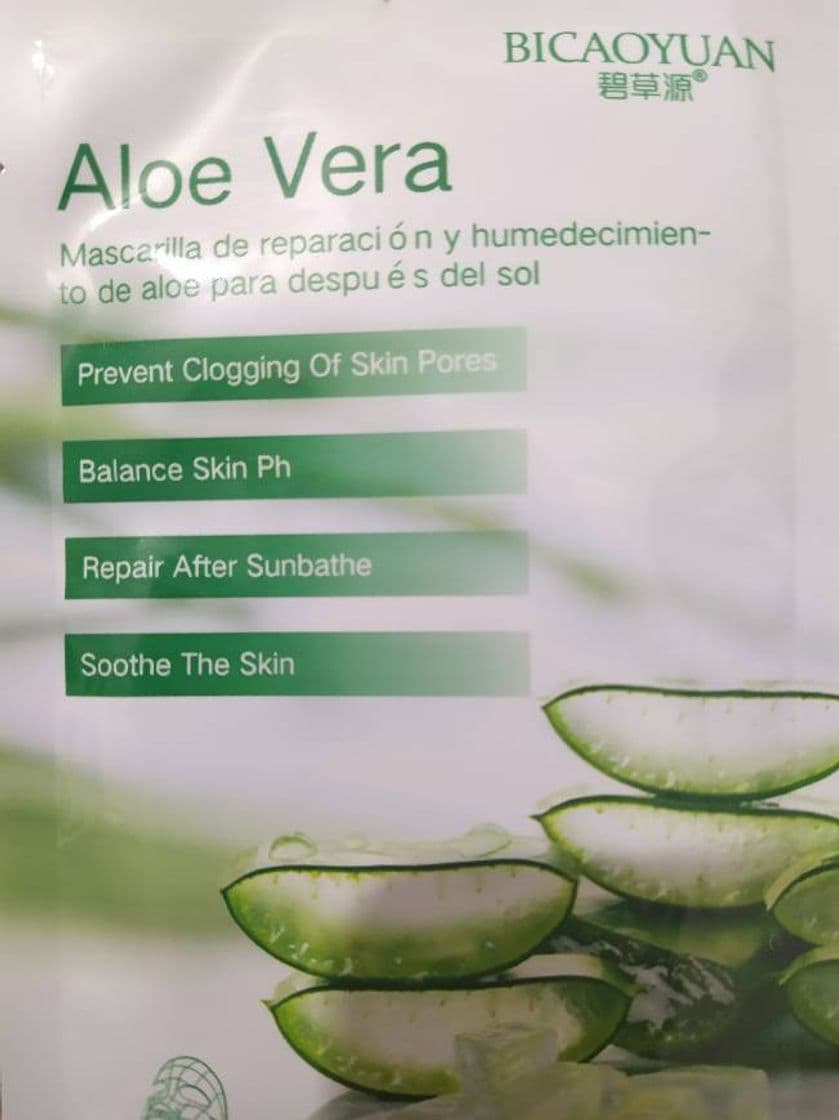 Fashion Mascarilla de Aloe Vera - Bicaoyuan