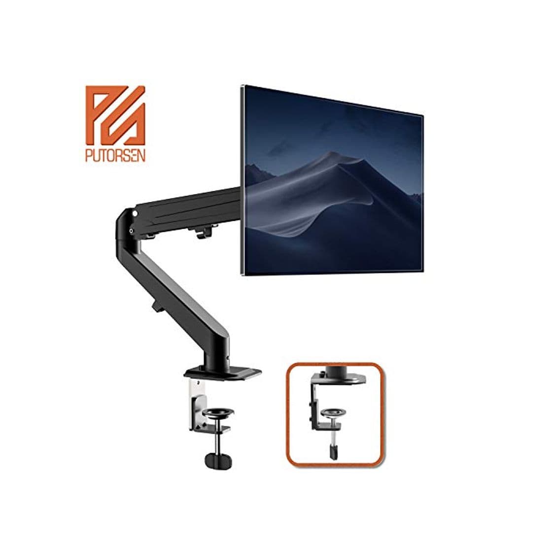 Producto PUTORSEN® Soporte Monitor PC Brazo para Monitor Escritorio de Las Pantallas de