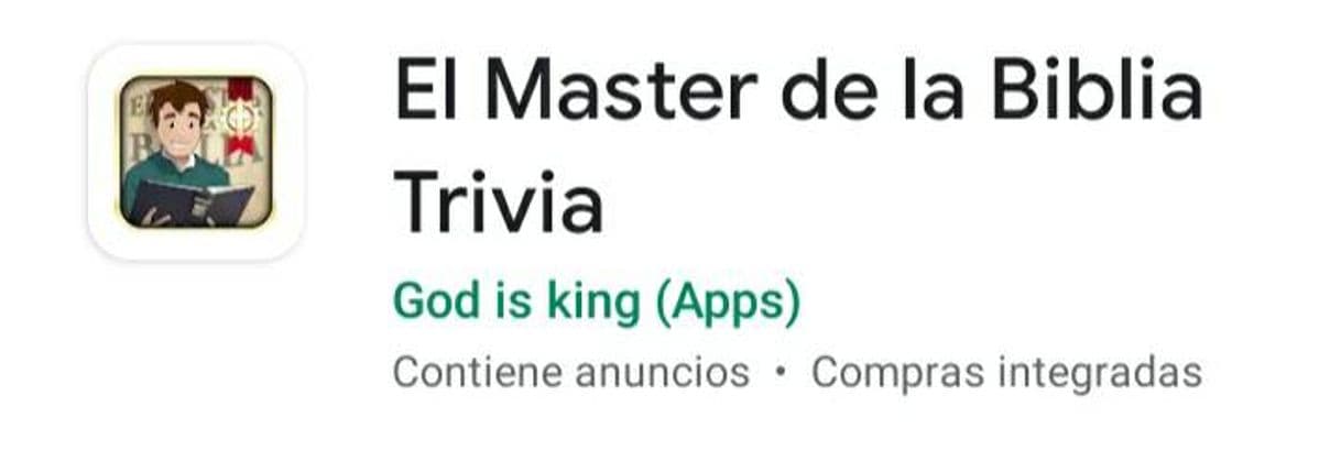 App Juego de trivial con la biblia