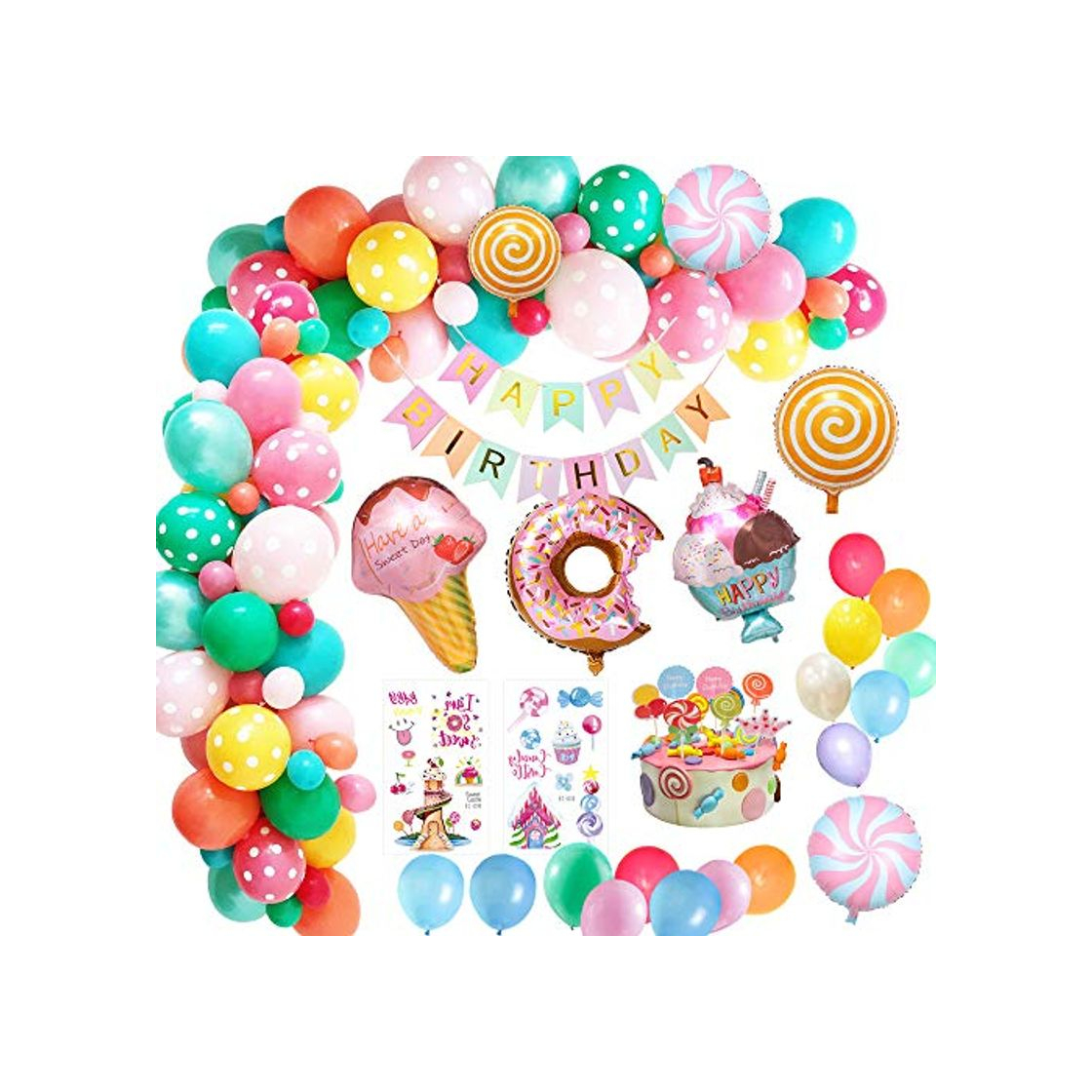 Producto MMTX Decoraciones fiesta Cumpleaños Candyland