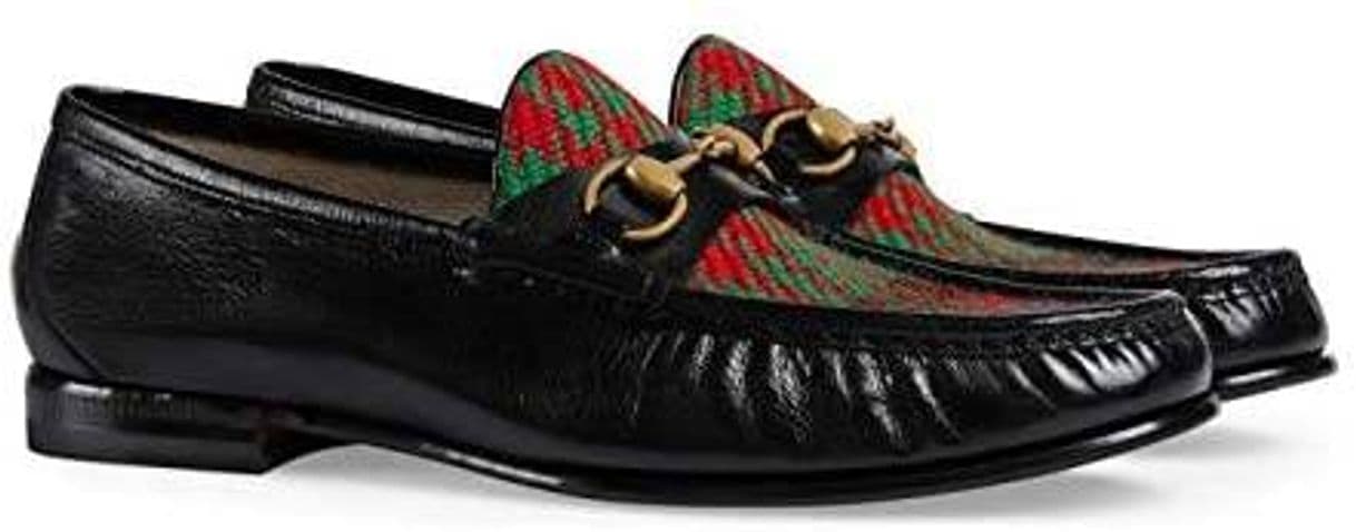 Fashion Gucci Zapatos Formales de Piel y Tweed para Hombre