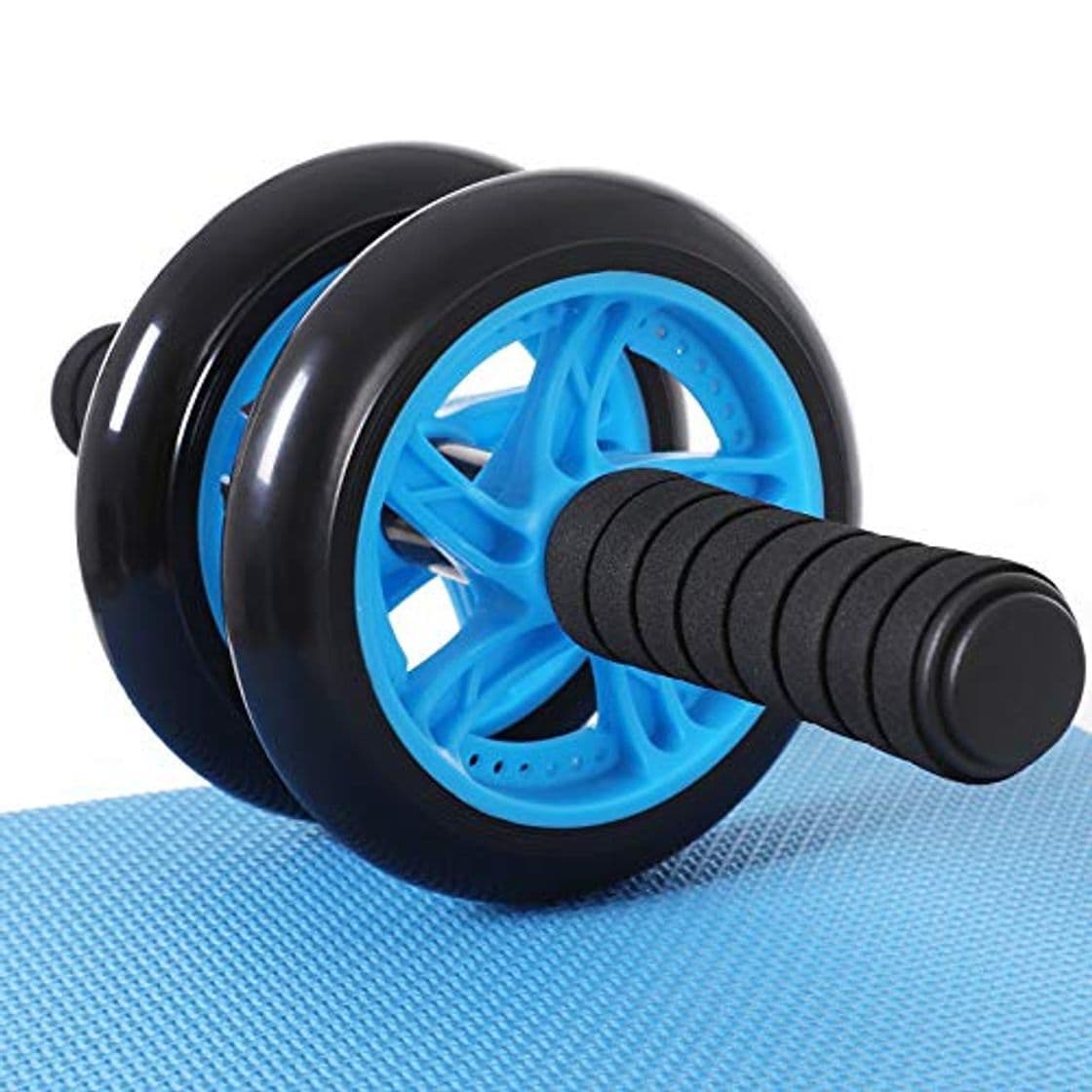 Fitness SONGMICS AB Roller AB Wheel Rueda para Flexiones Entrenamientos de Abdominals Push