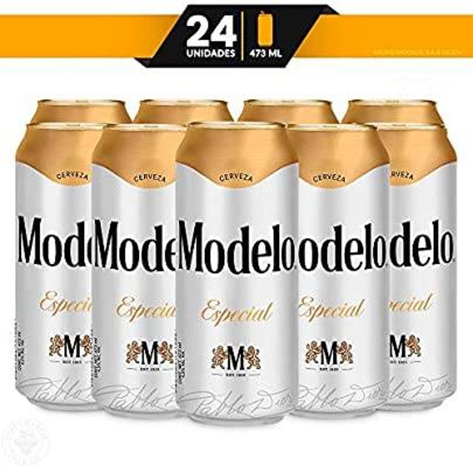 Producto Cerveza Clara, Modelo Especial, 24 latas de 473ml c