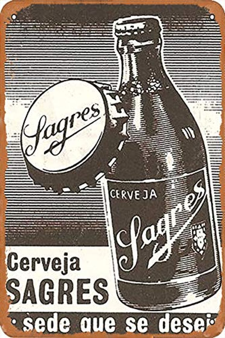 Producto OSONA Cerveja Sagres Sede Que Se Deseja Retro Arte Nostálgico Tradicional Color