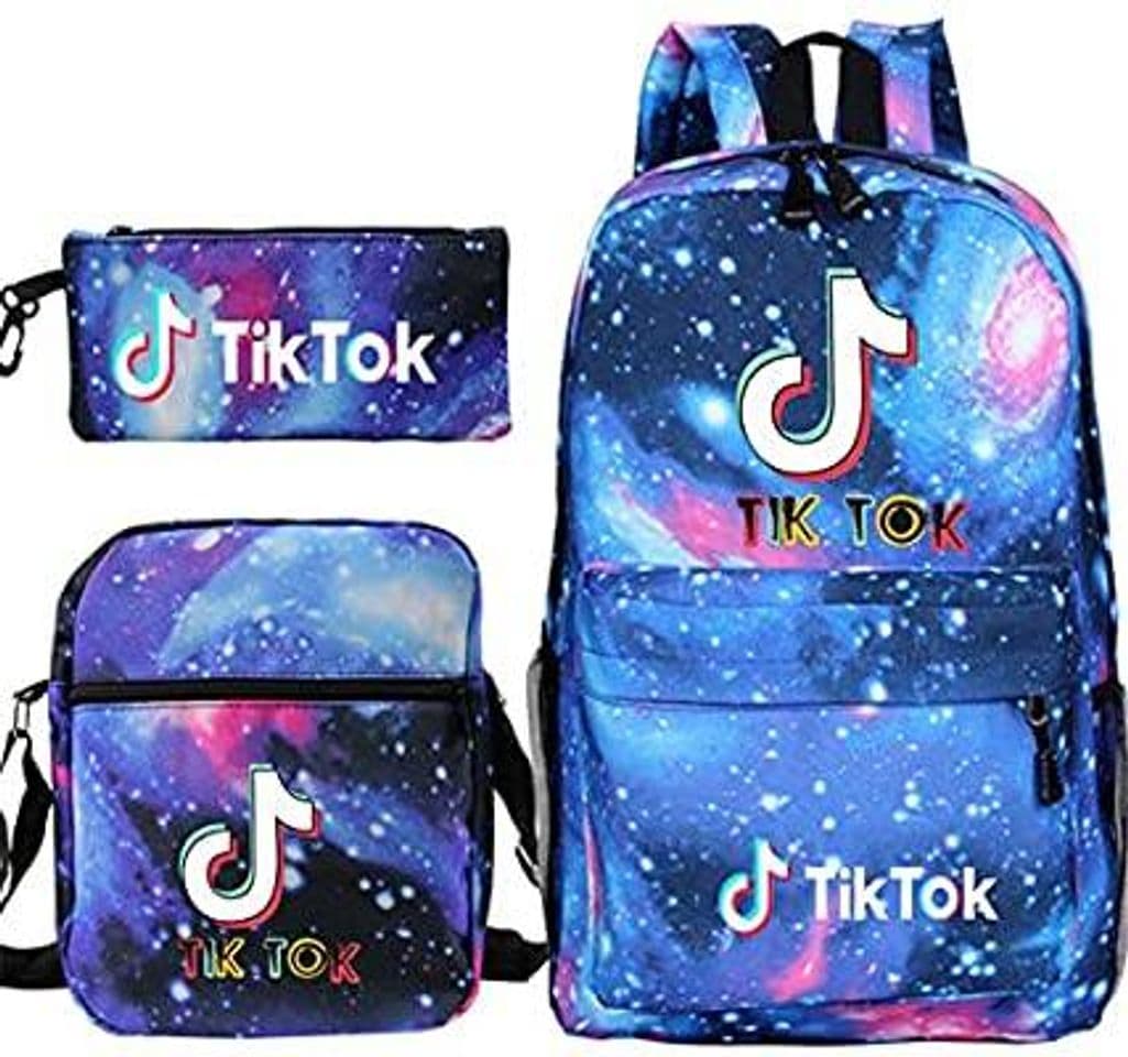 Fashion Mochila de Transferencia de Calor TIK Tok 