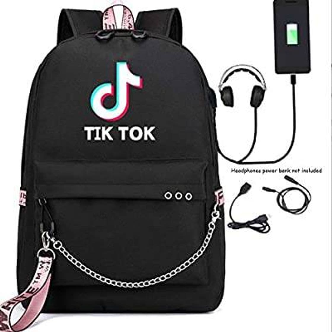 Fashion TIK Tok Mochila De Paseo Gran Capacidad Nylon