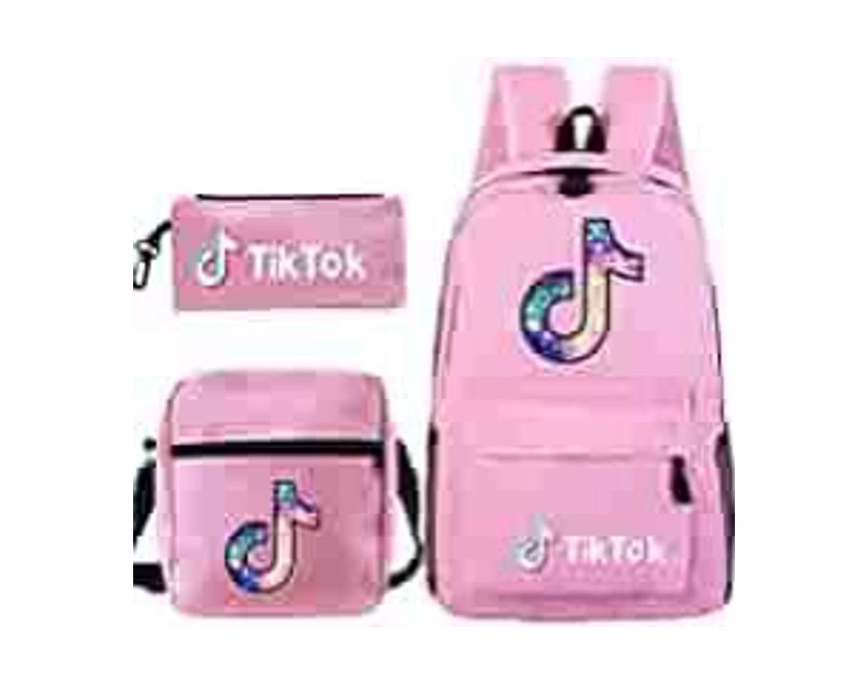 Fashion TIK Tok Mochila Rosa