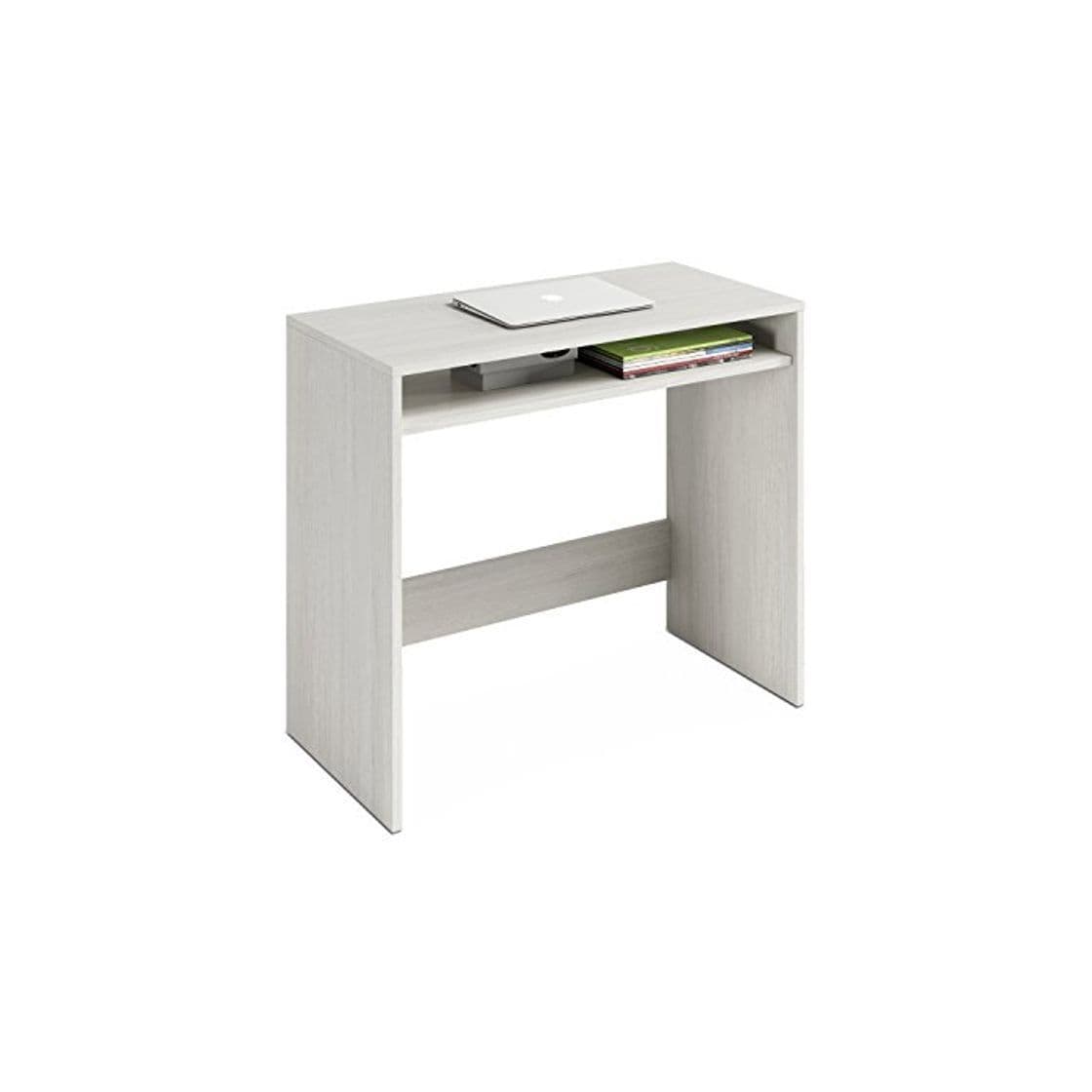 Product Habitdesign 008310Y - Escritorio, Mesa de Ordenador Acabado en Color Blanco Alpes,