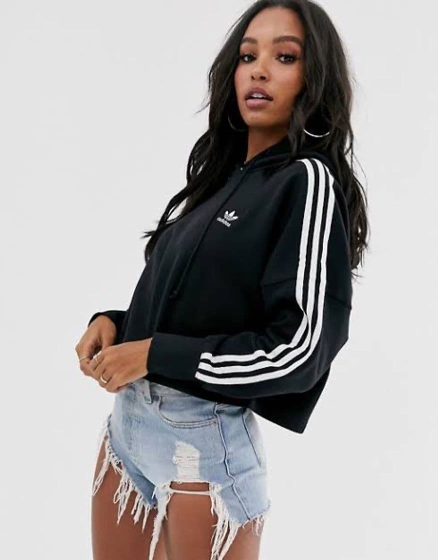 Fitness Adidas Cropped Hoodie Sweatshirts