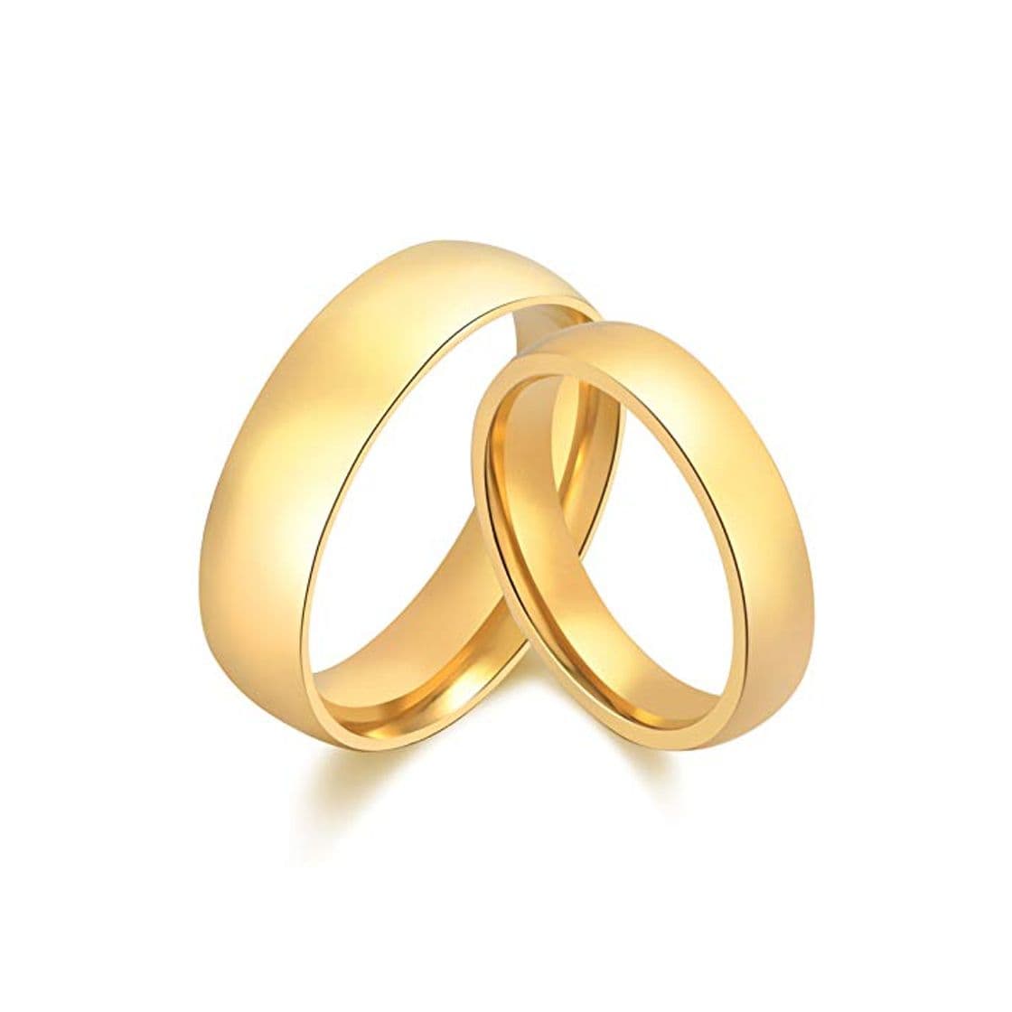 Producto Daesar Anillos Pareja Acero Inoxidable Anillos Oro Compromiso Pareja Anillos Pareja Boda Anillos Compromiso Pareja Talla Mujer 15 Hombre 31