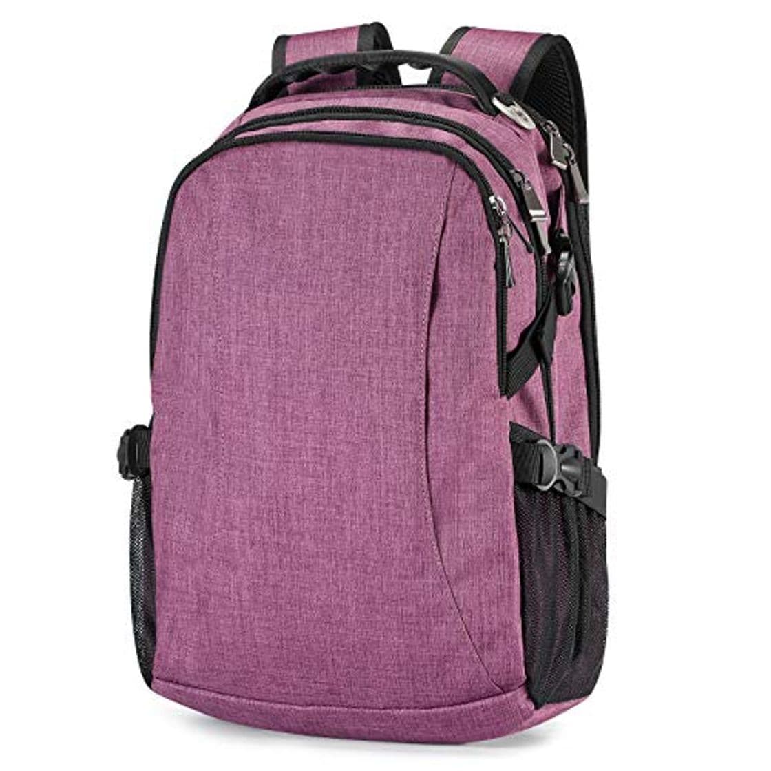 Producto AWINLI Mochila Morada, antirrobo Comercial y Durable/Mochila de Viaje con Puerto de