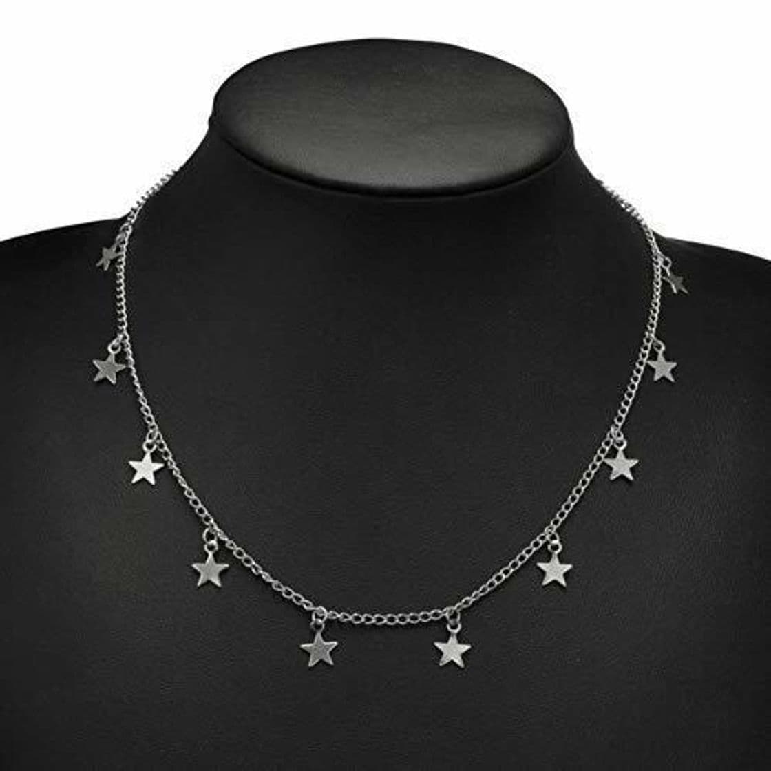 Elemento de la categoría hogar SHANGHAIXIAOTONG Boho Women Chocker Gold Silver Chain Star Choker Collar collana Kolye