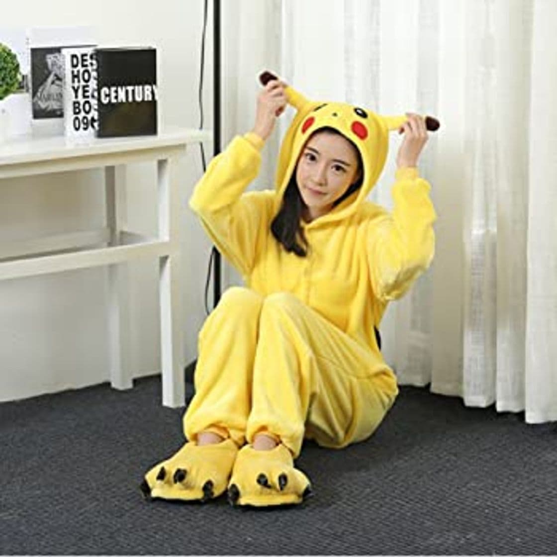 Product JunYito Pijama Pikachu Animale Disfraz Stitch Traje Niños Niña Adulto Mujer Invierno