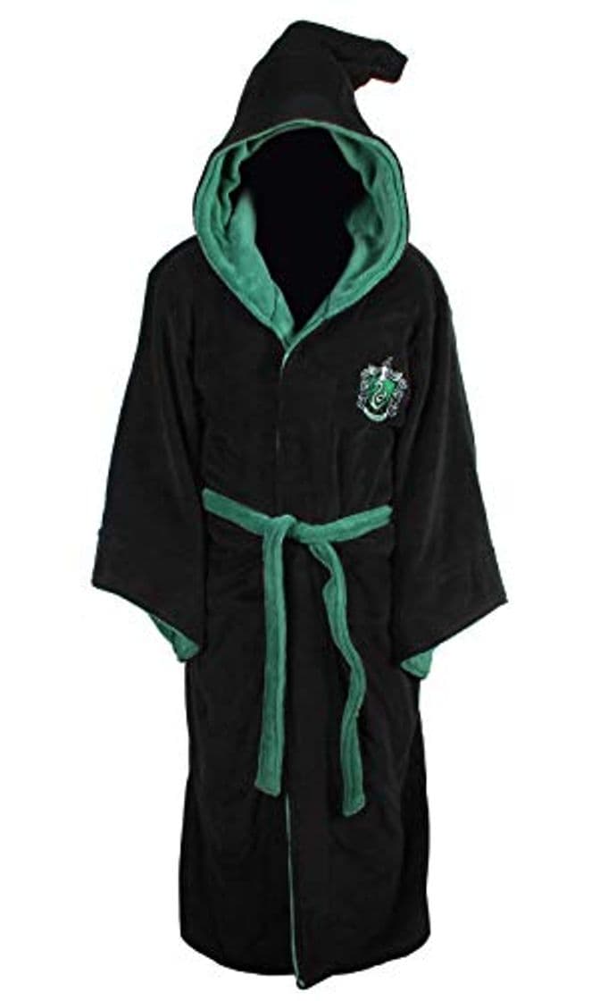 Moda Groovy Bathrobe Albornoz con Capucha Slytherin Harry Potter