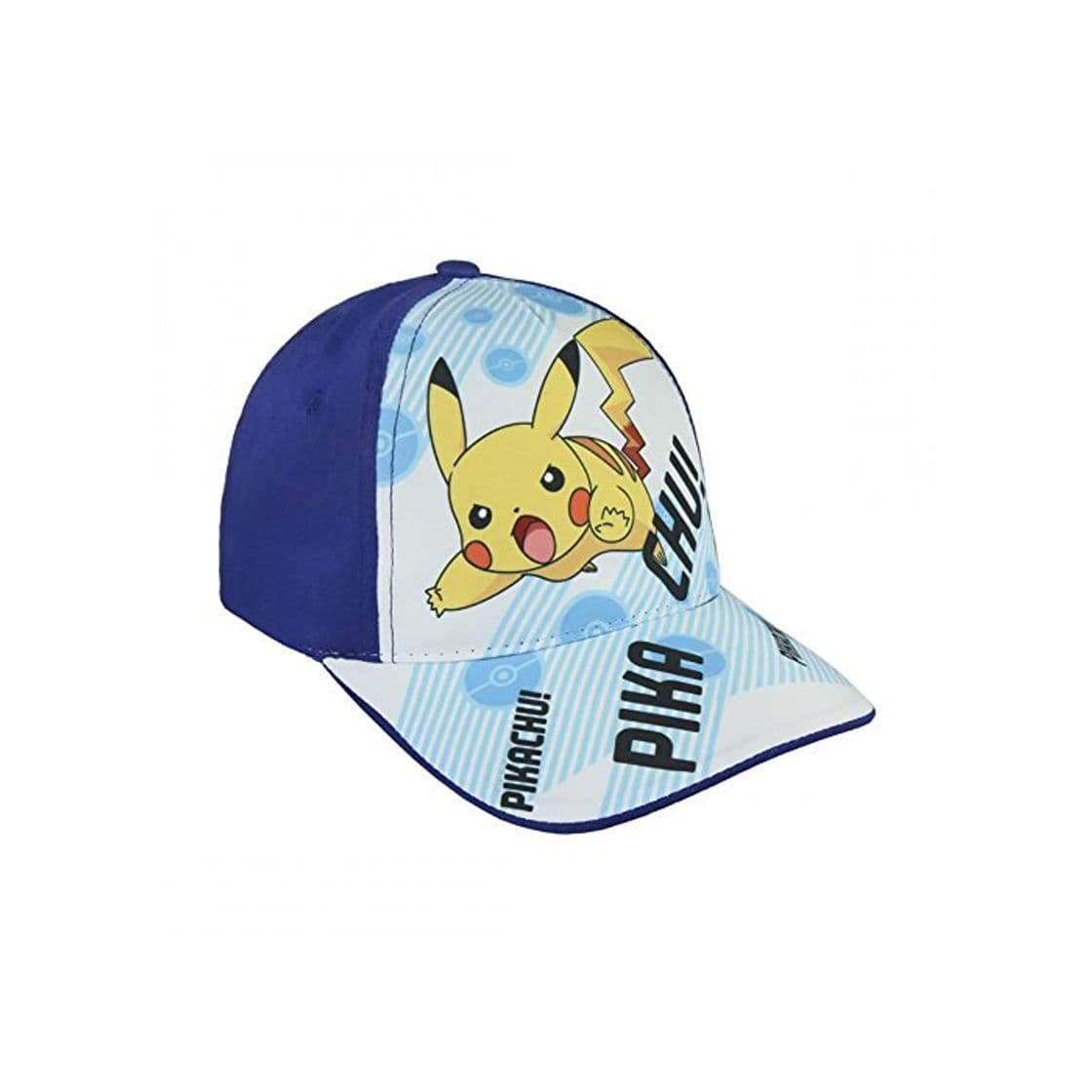 Moda Gorra Pokemon Pikachu Azul