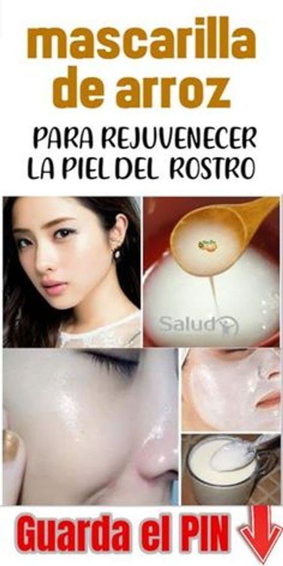 Moda Mascarilla de arroz para una piel perfecta 👌💖