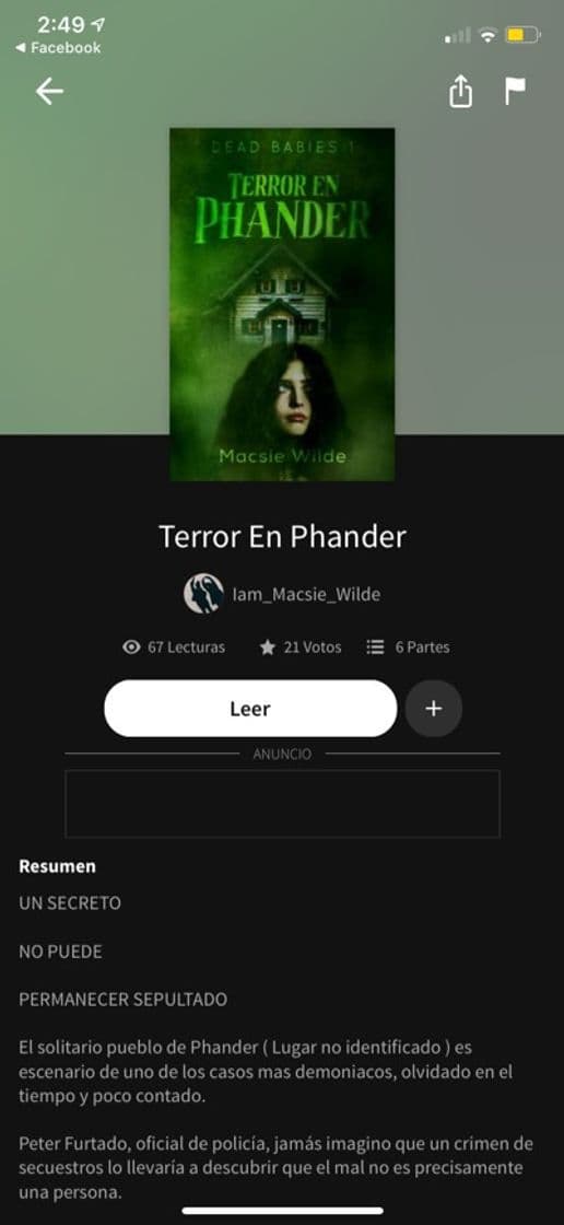 Moda Terror en Phander - Wattpad 