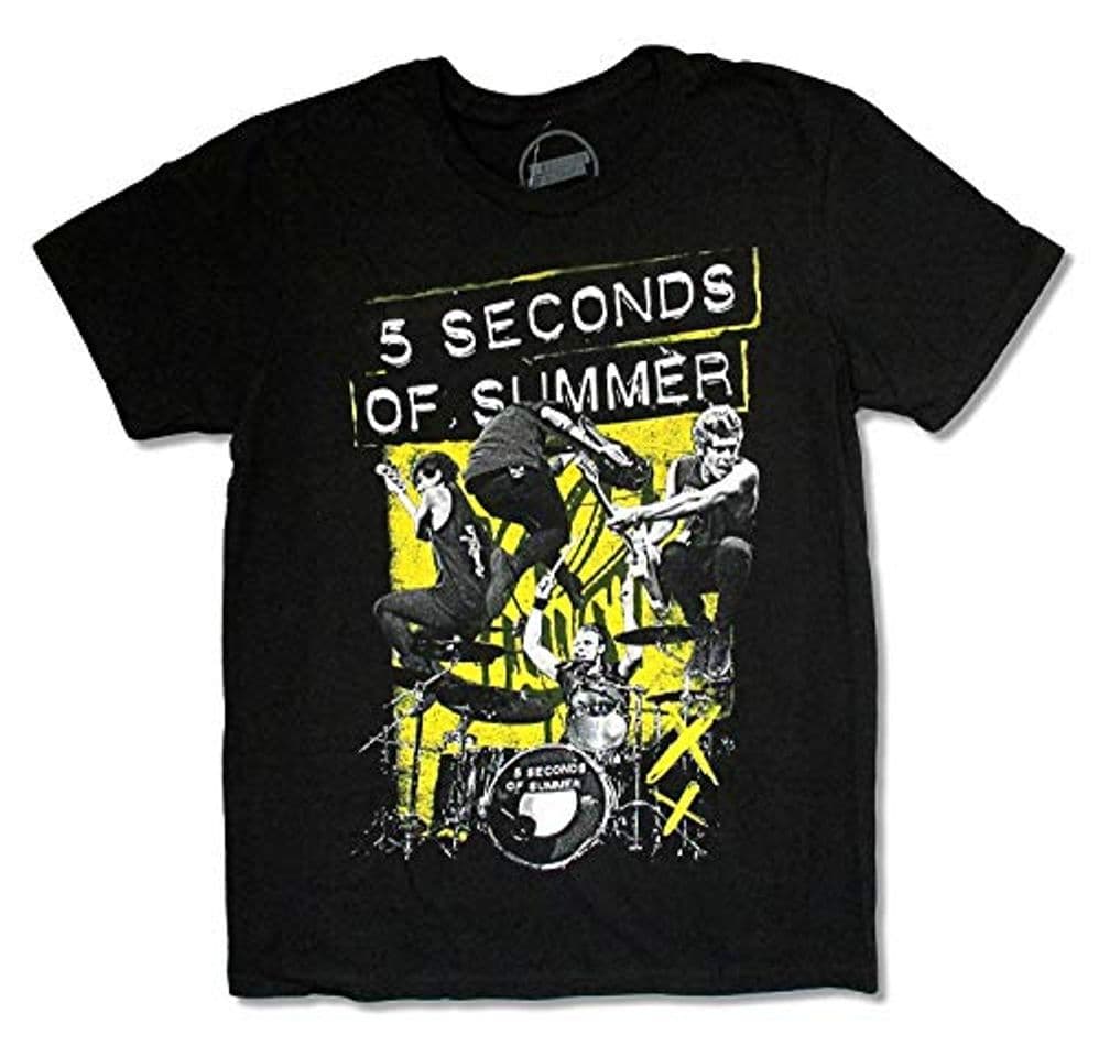 Moda GSBTX® 5 Seconds of Summer Live Jump Black T Shirt