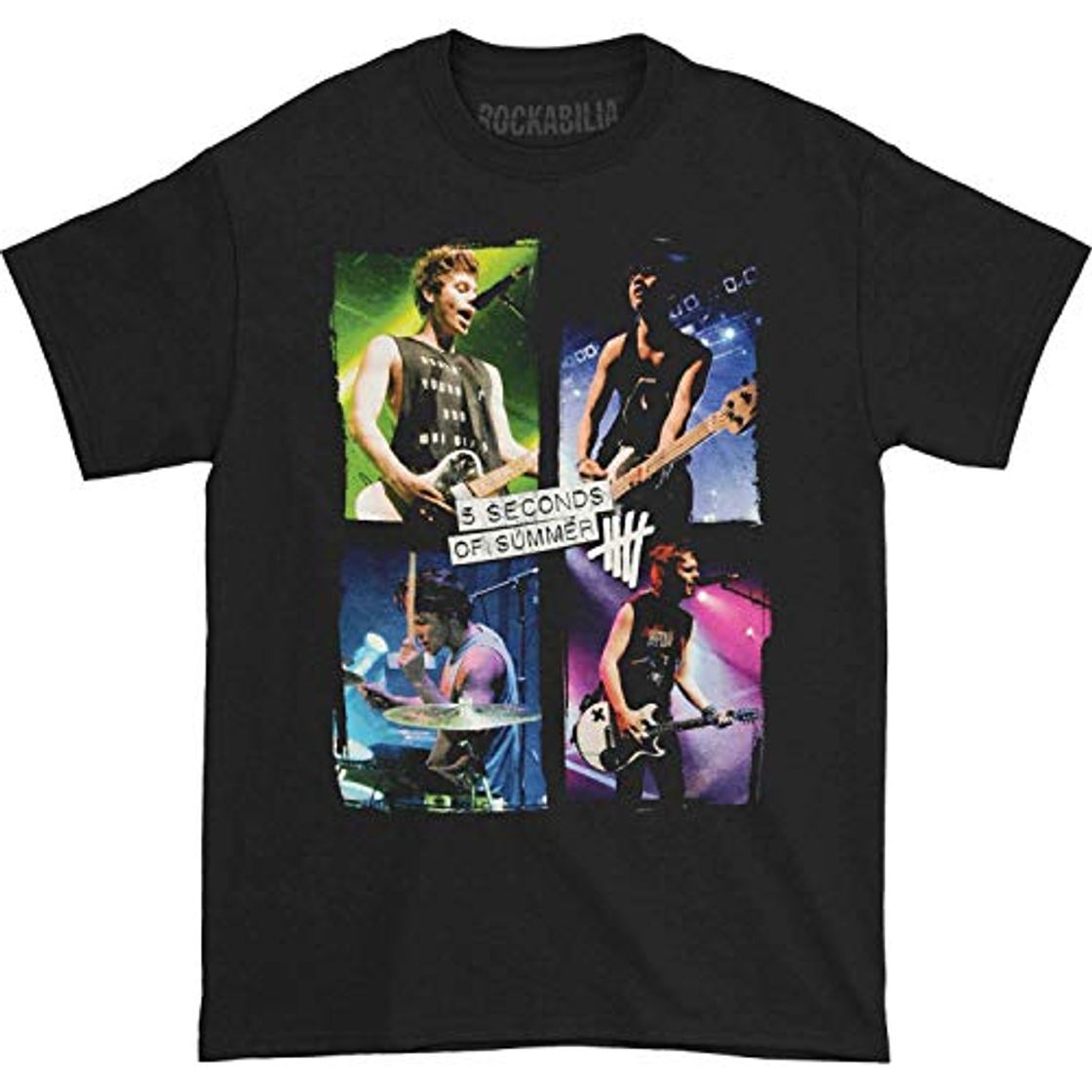 Moda GSBTX® 5 Seconds of Summer Shirt Live Color 5SOS Shirt