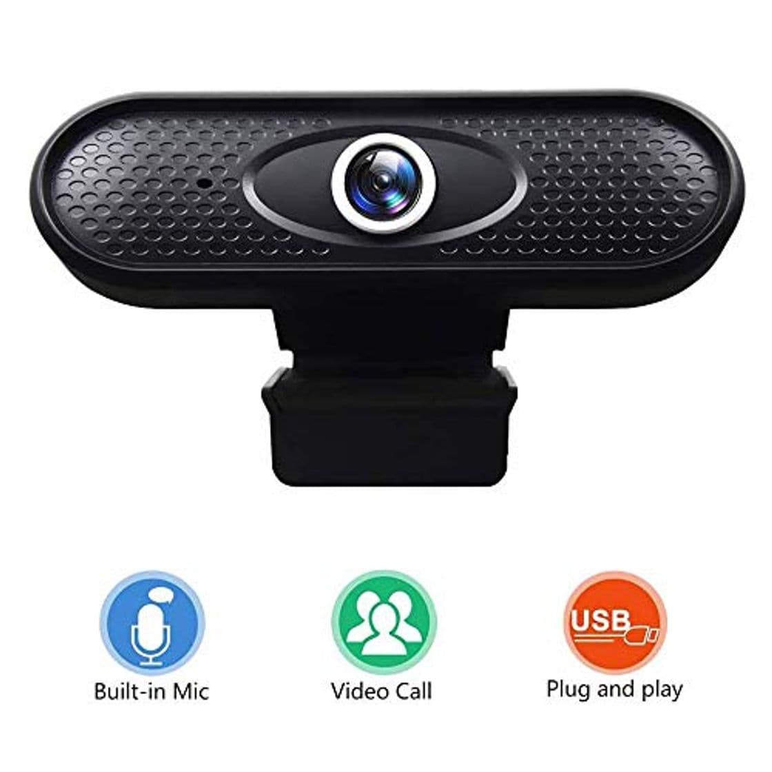 Producto Webcam - Webcam PC para Ordenador Cámara Web Full HD 720P con