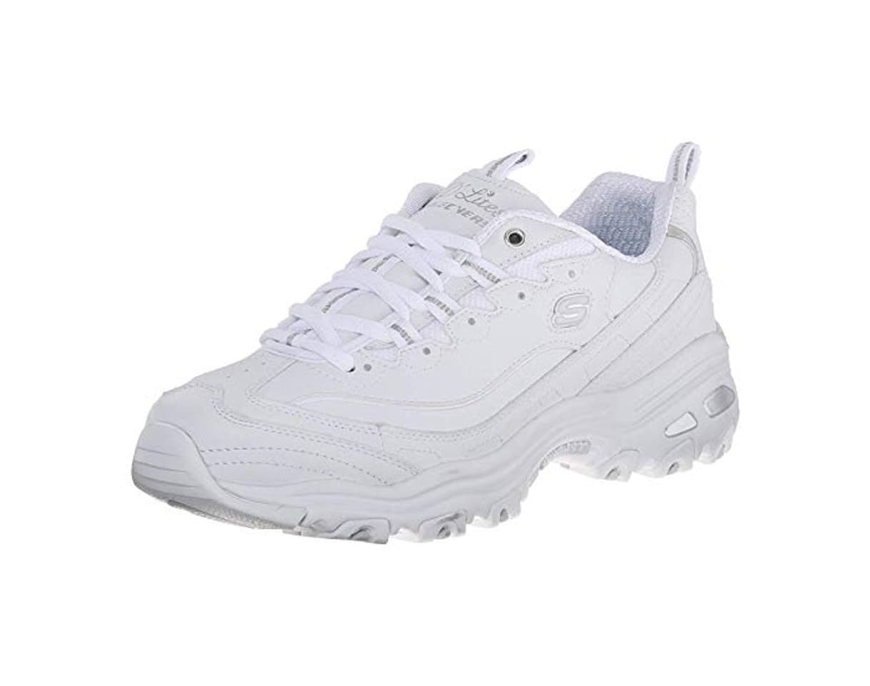 Moda Skechers Women's D'Lites-Fresh Start Low-Top Sneakers