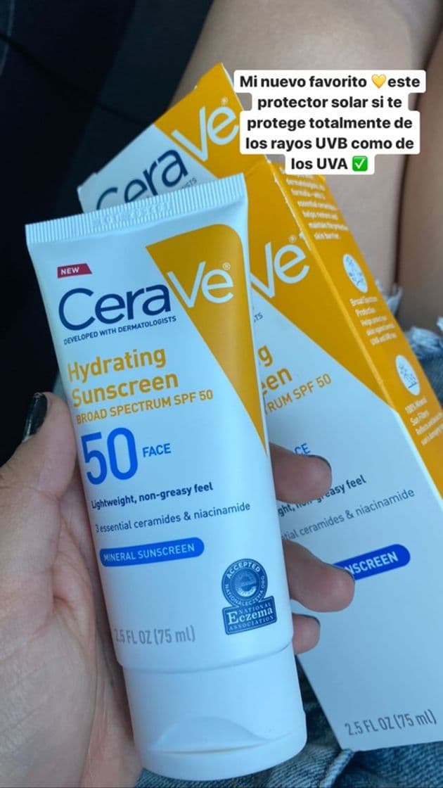 Product CeraVe Hydrating Sunscreen Face Lotion SPF 50