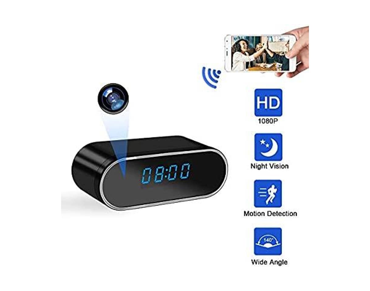 Product Cámara Espía Oculta UYIKOO Cámara Reloj WiFi HD 1080P