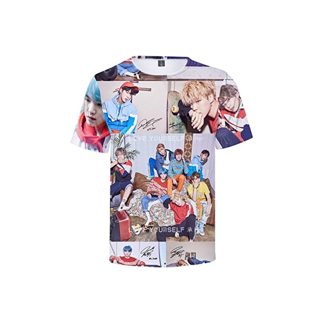 Moda Unisex KPOP de BTS Estampado Top Bangtan Boys Sudaderas de Sport Manga