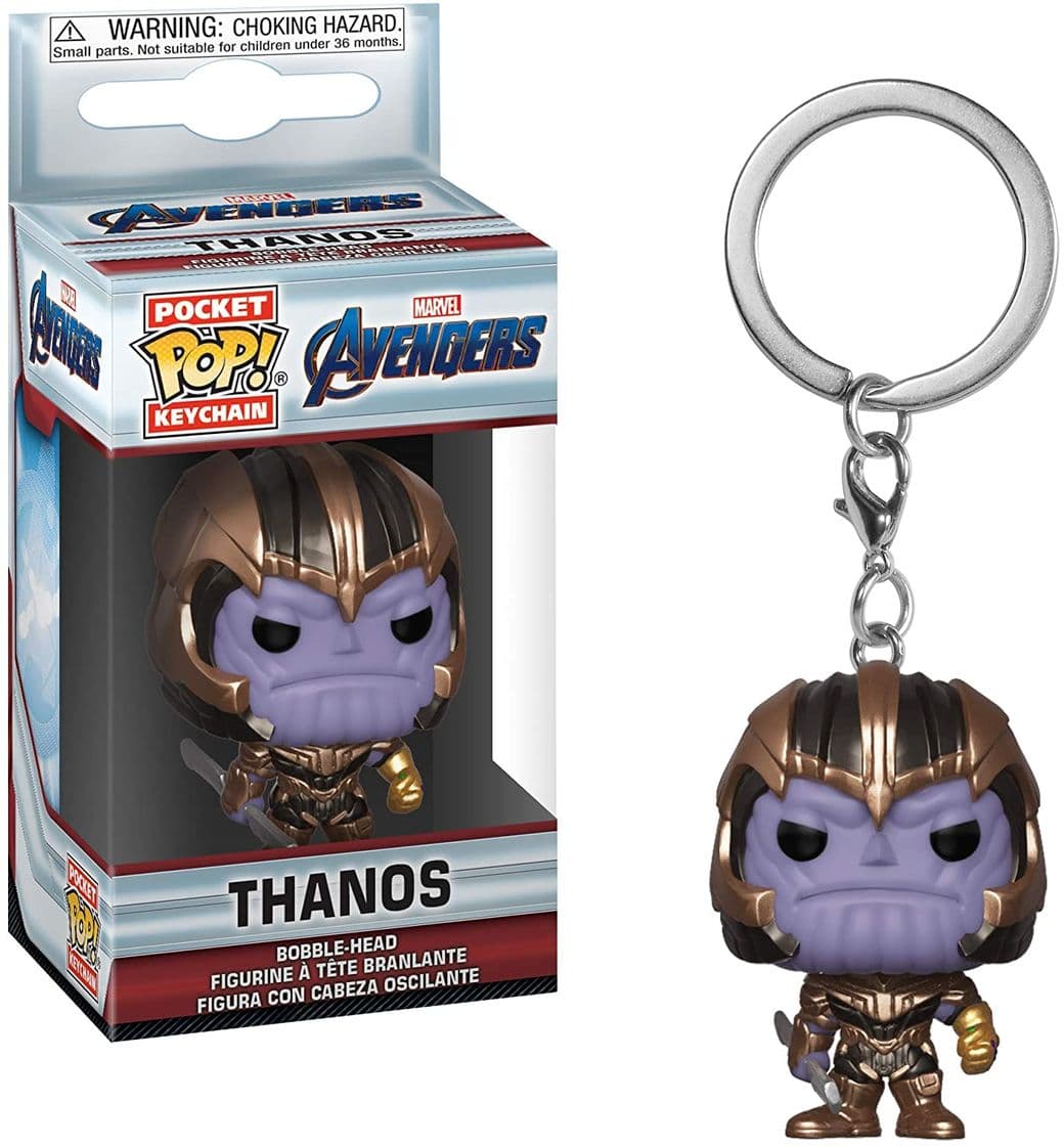 Producto Funko- Pocket Pop Keychain: Avengers Endgame: Thanos Collectible Figure, Multicolor, Talla única