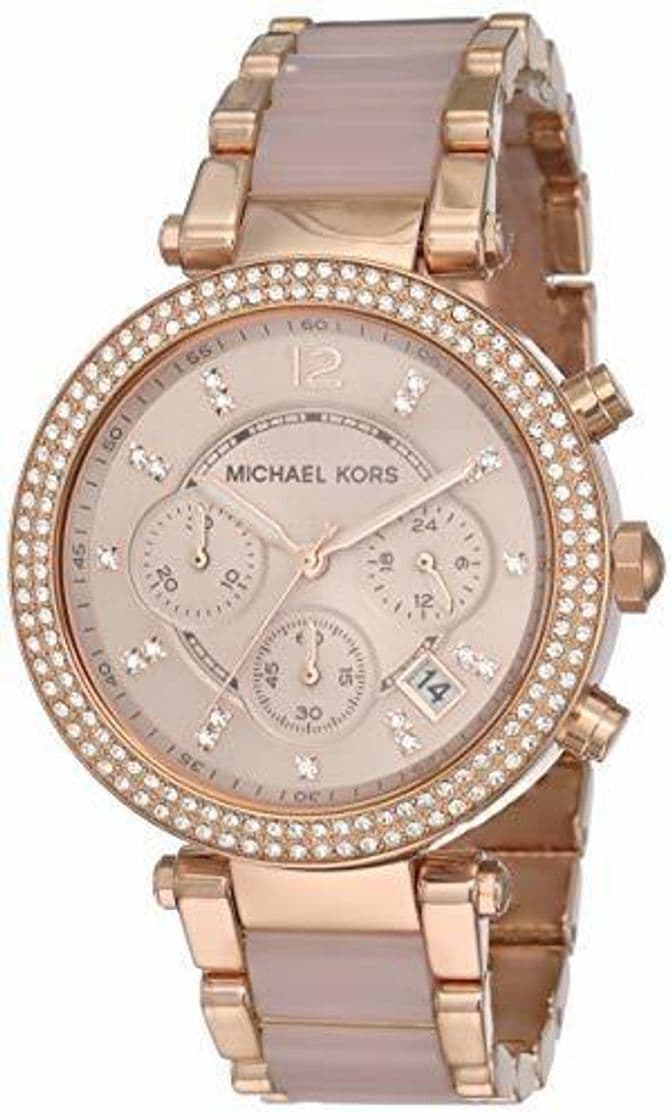 Moda Michael Kors Reloj analogico para Mujer de Cuarzo con Correa en Acero