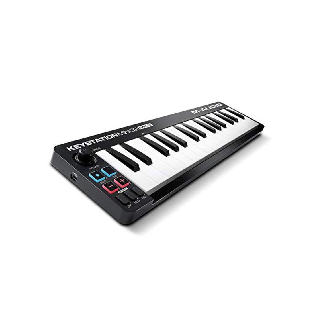 Electrónica M-Audio Keystation Mini 32 MK3 - Mini Teclado Controlador MIDI/USB Ultra portátil