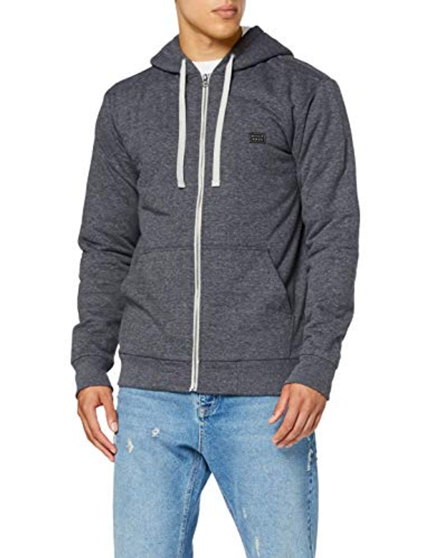 Moda BILLABONG All Day Sherpa Zip Sudadera, Azul