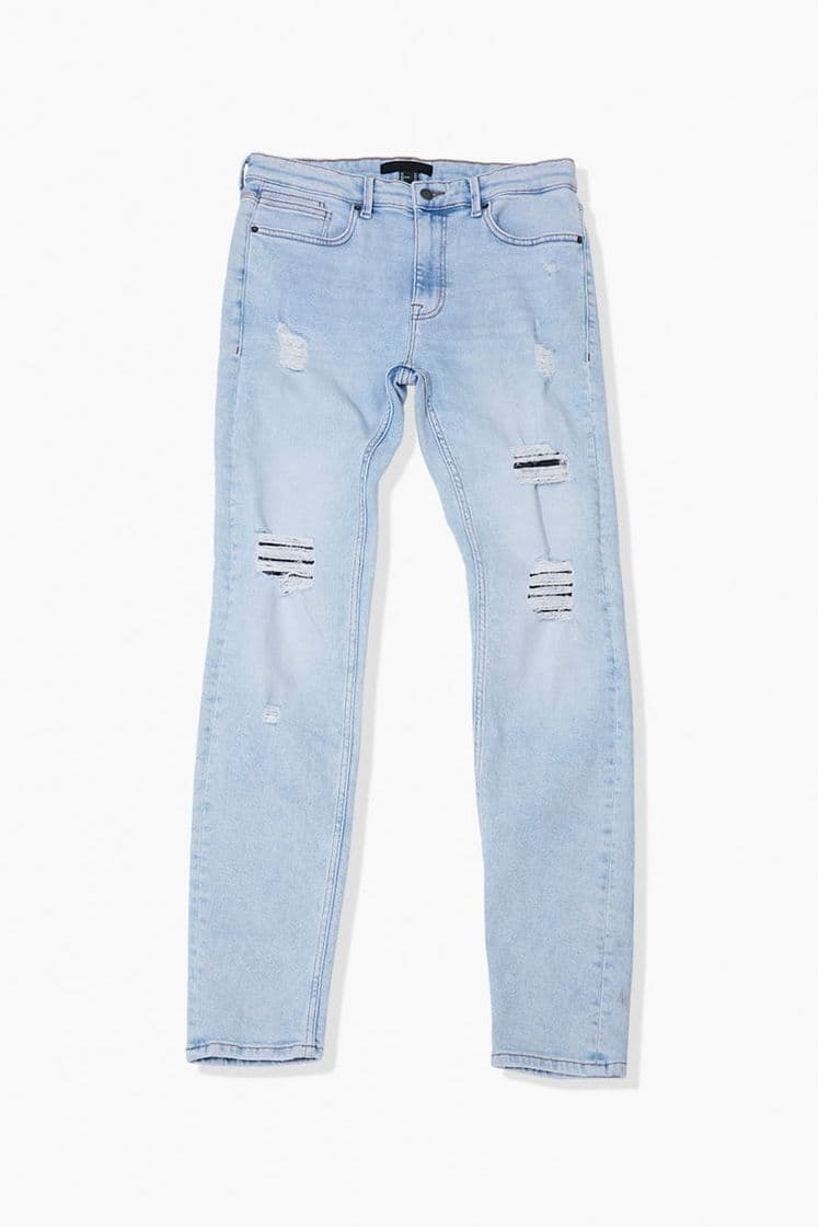 Moda Distressed Straight-Leg Jeans | Forever 21