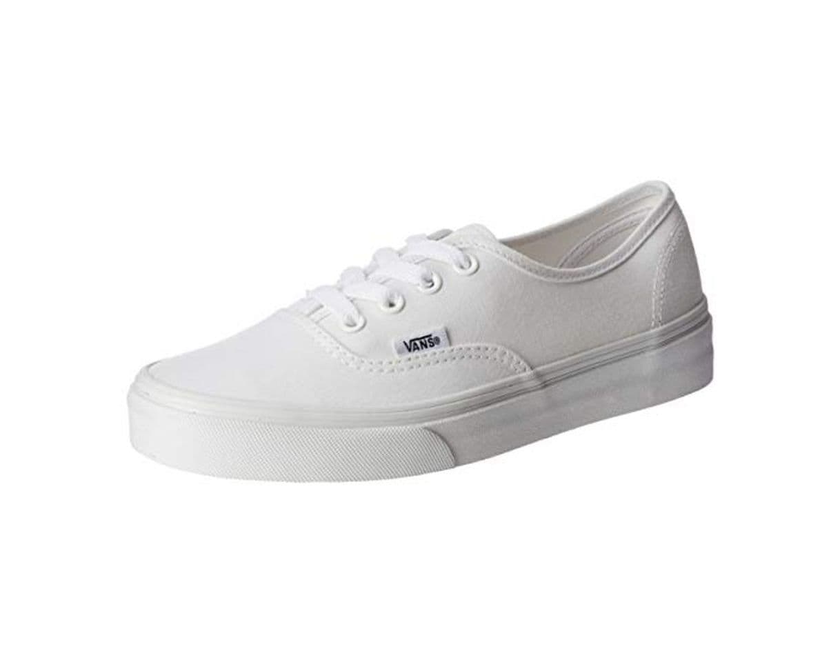 Fashion Vans Authentic, Zapatillas de Tela Unisex, Blanco