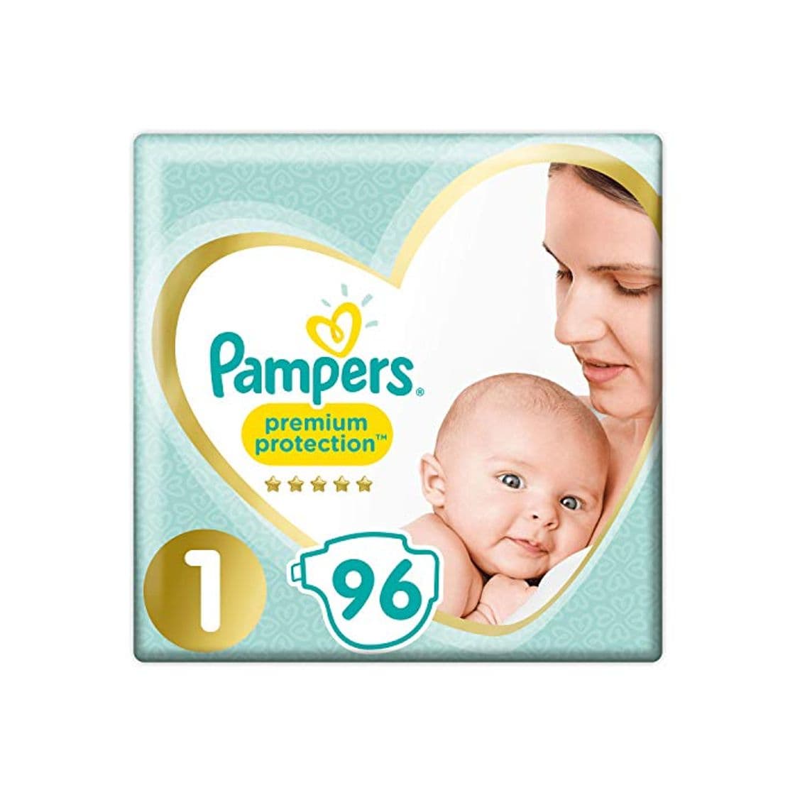 Product Pampers Premium Protection 81689089 pañal desechable Niño/niña 1 96 pieza(s) - Pañales