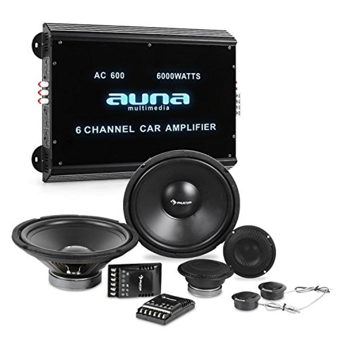 Producto Auna Car-HiFi Set Quipo de Audio HiFi para Coche 8000W Potencia Total