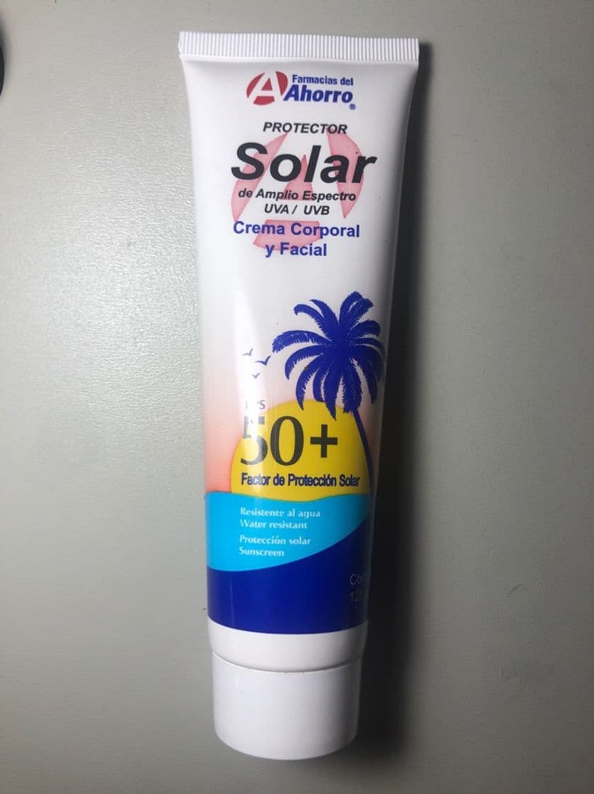 Producto Bloqueador solar FPS 50 Del Ahorro