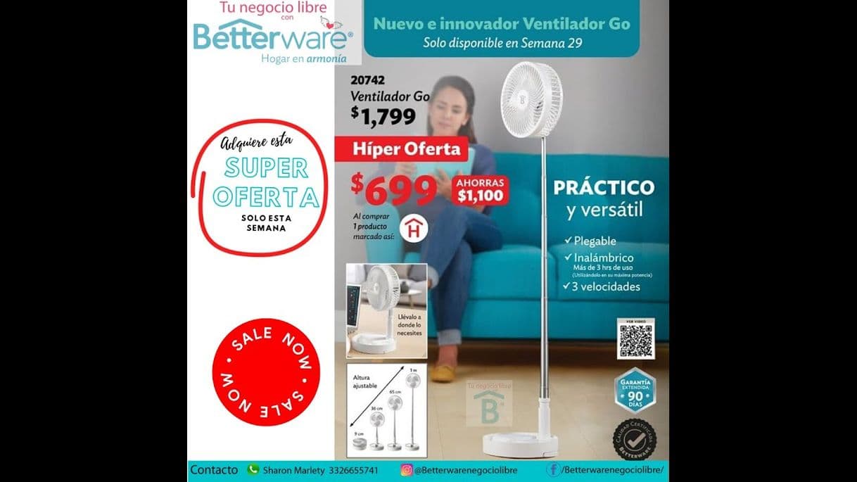 Moda Ventilador Go Betterware