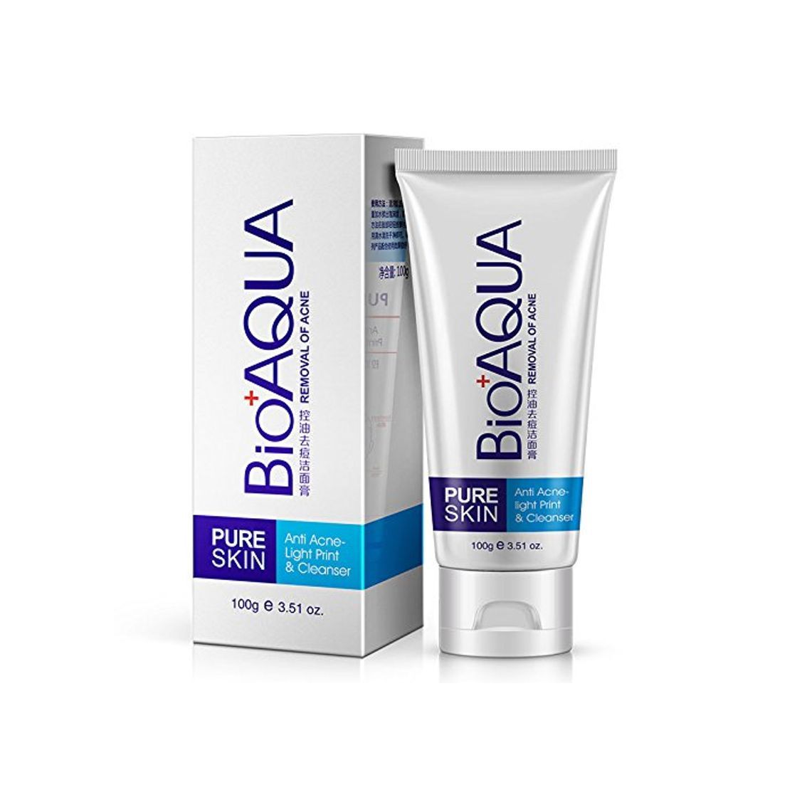 Product bureze bioaqua limpiador facial acné quitar aceite Control