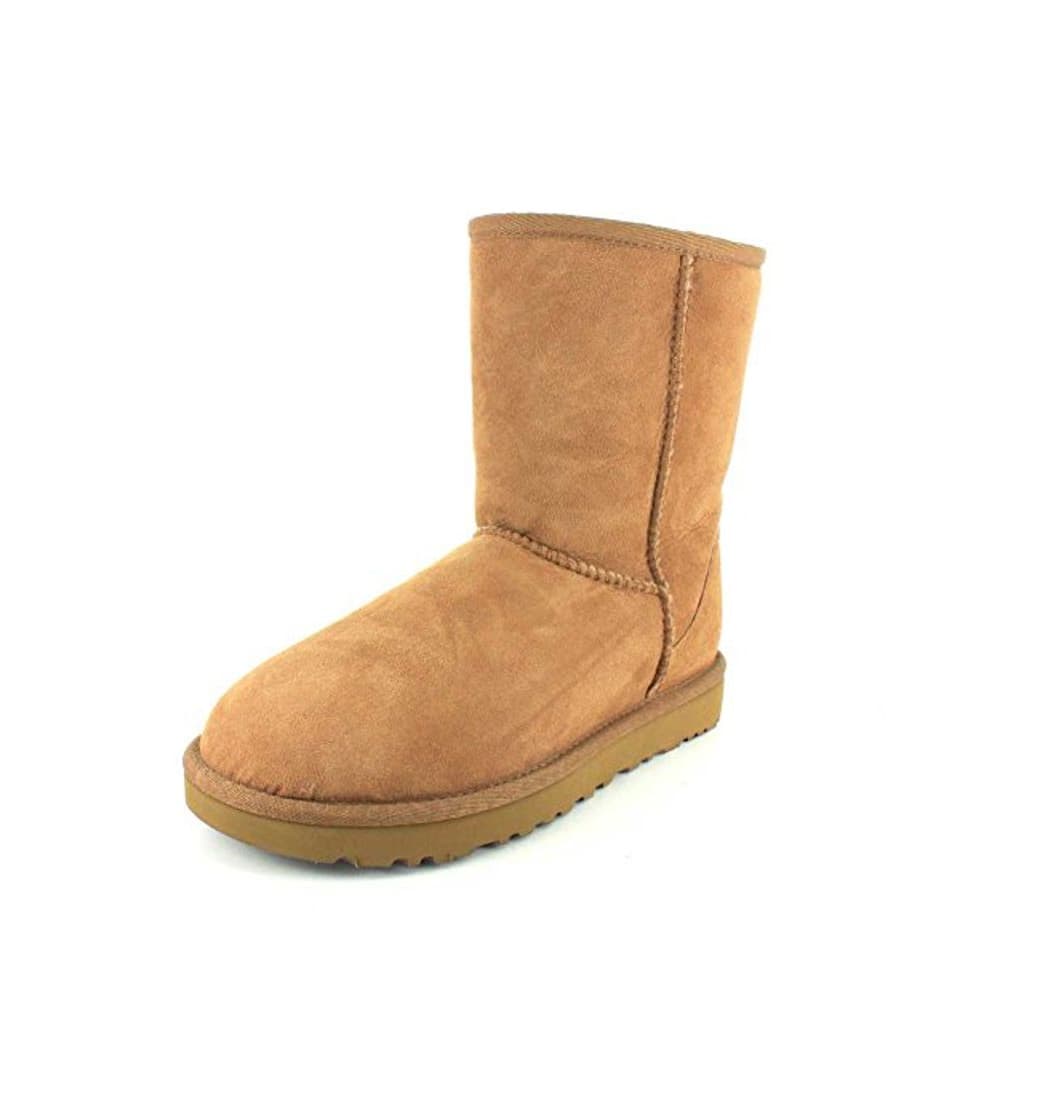 Fashion UGG Australia Classic Short Ii Che, Botas de Nieve para Mujer, Marrón