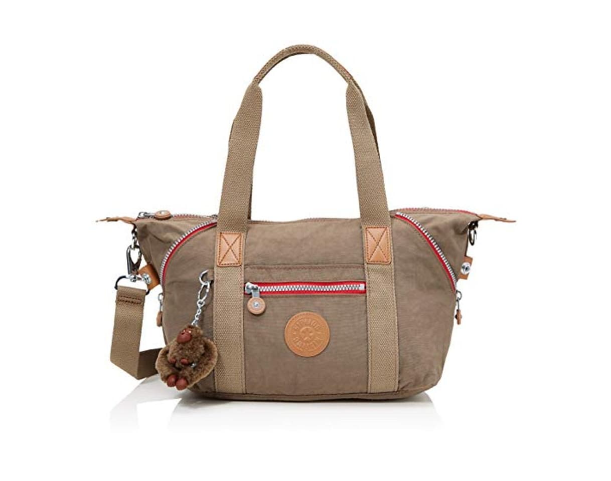 Fashion Kipling - Art Mini, Bolsos maletín Mujer, Beige