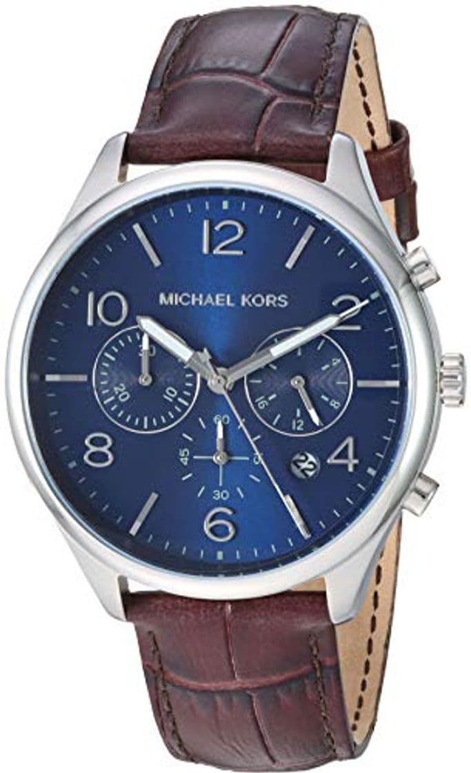 Product Michael Kors Reloj Cronógrafo para Hombre de Cuarzo con Correa en Cuero MK8636