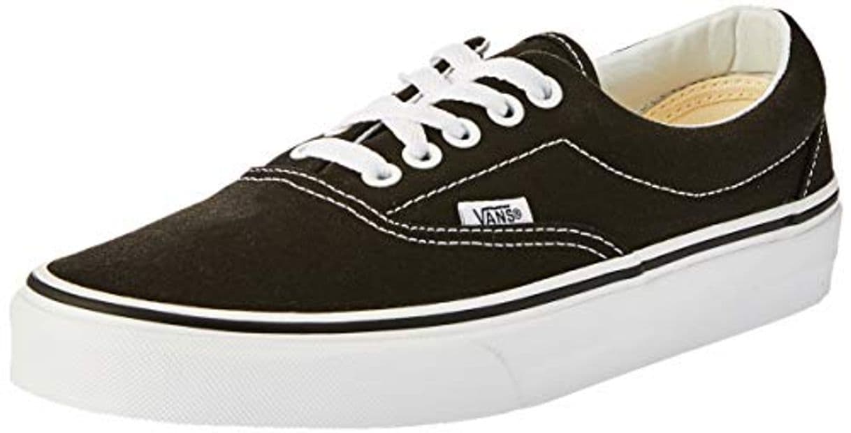 Fashion Vans Era - Zapatillas de skate unisex, Negro