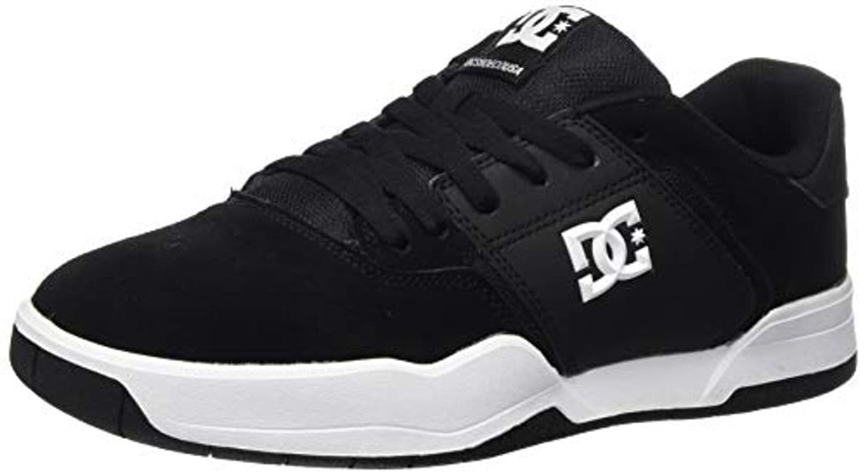 Fashion DC Shoes Central, Zapatillas de Skateboard para Hombre, Negro