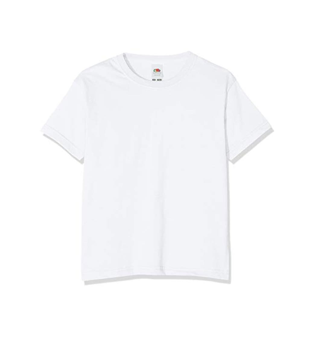 Producto Fruit of the Loom Value T, Camiseta Niño, Blanco